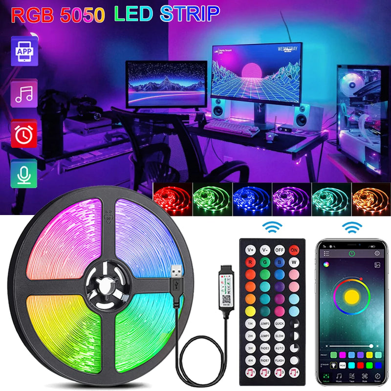 LED RGB Acompanha Música 5V 5050 USB